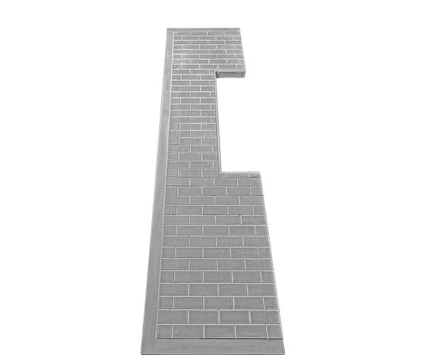 Плита мощения ПЛВ 2150x550