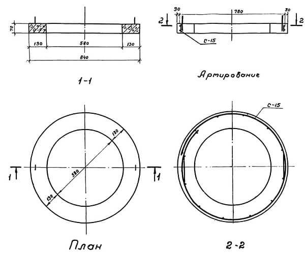 Опорное кольцо КО6 (ГОСТ 8020-90)