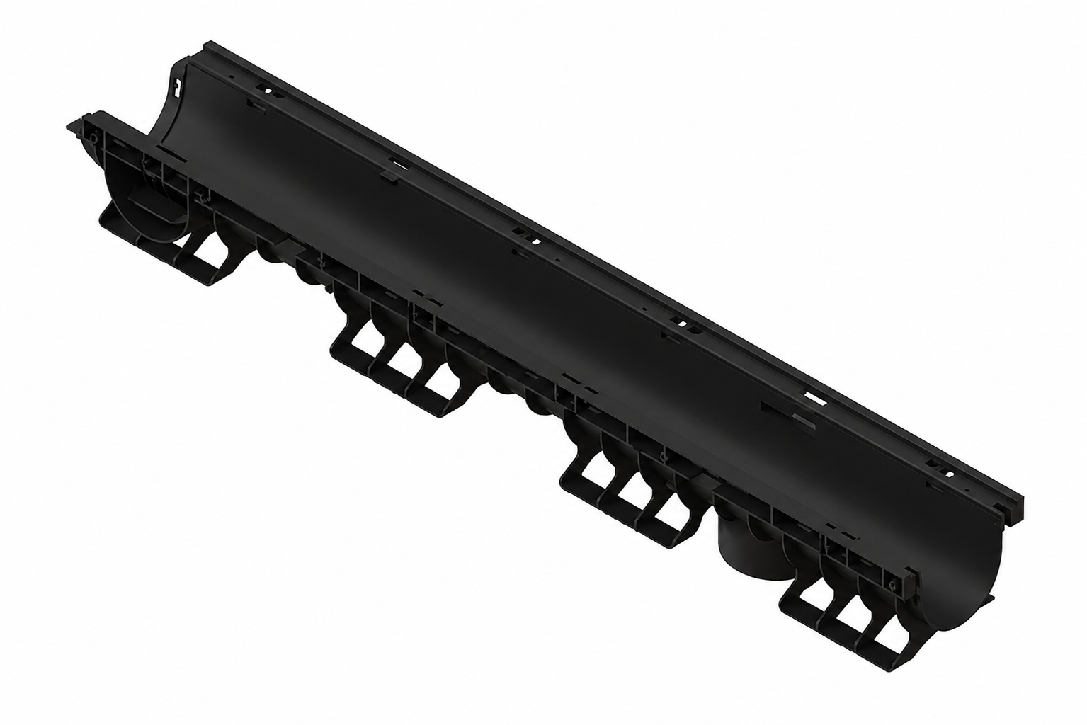 Лоток водоотводный пластиковый PolyMax Basic DN100 h120