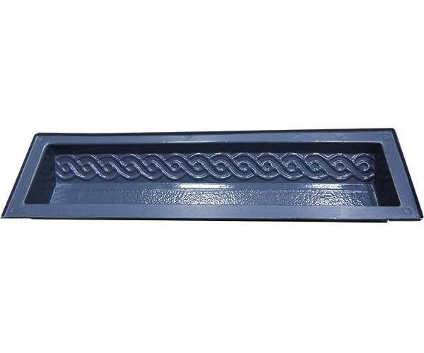 Форма для фасадного бордюра «Косичка» №2
