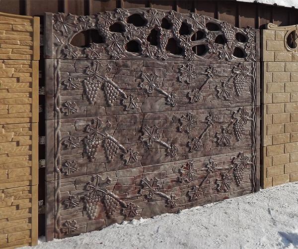 Заборная секция №50 "Виноград", низ